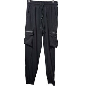Athletex Kids Boys‎ Black Cargo Jogger Pants Size S Athletic Performance
